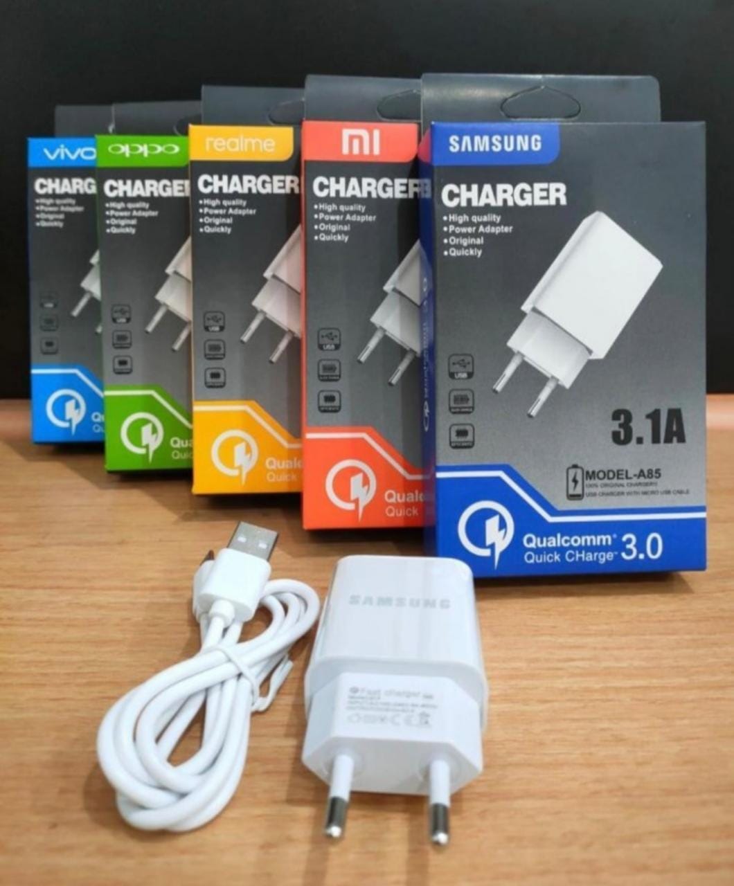 TRAVEL CHARGER BRAND A-85 3.1A